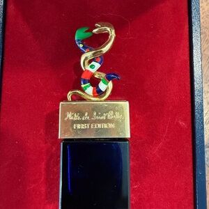 Nicki de Saint Phalle First Edition Enamel Snake Perfume Bottle (Empty)